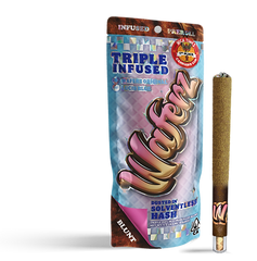 Ultra Premium 1.3g Triple Infused Hemp Wrap Pre-Roll- Waferz